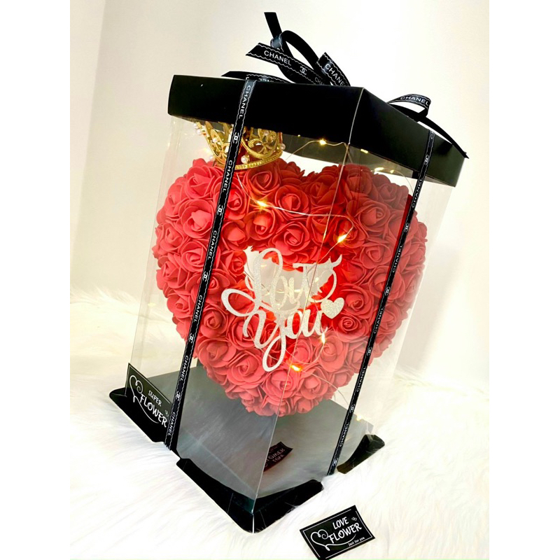 Phôi xốp hình Trái Tim 15cm, 20cm dùng hoa xốp gắn trang trí -  Mô hình khuôn xốp hình Trái Tim.