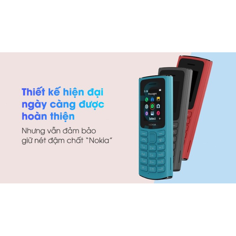 Điện thoại nokia 105 4G (2021) Máy mới full box 2sim, Loa To - Sóng Khoẻ, Giá Rẻ - Bảo hành 12 tháng.