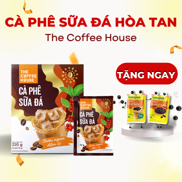 Combo 3 Hộp Cà Phê Sữa Đá Hòa Tan The Coffee House ☕  - HSD 01.2024