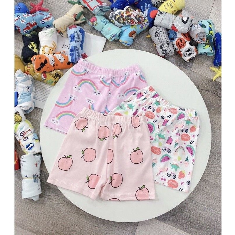 QUẦN CHỤC ĐÙI CHO BÉ TRAI BÉ GÁI CHẤT COTTON BOZIP XUẤT DƯ LOẠI ĐẸP