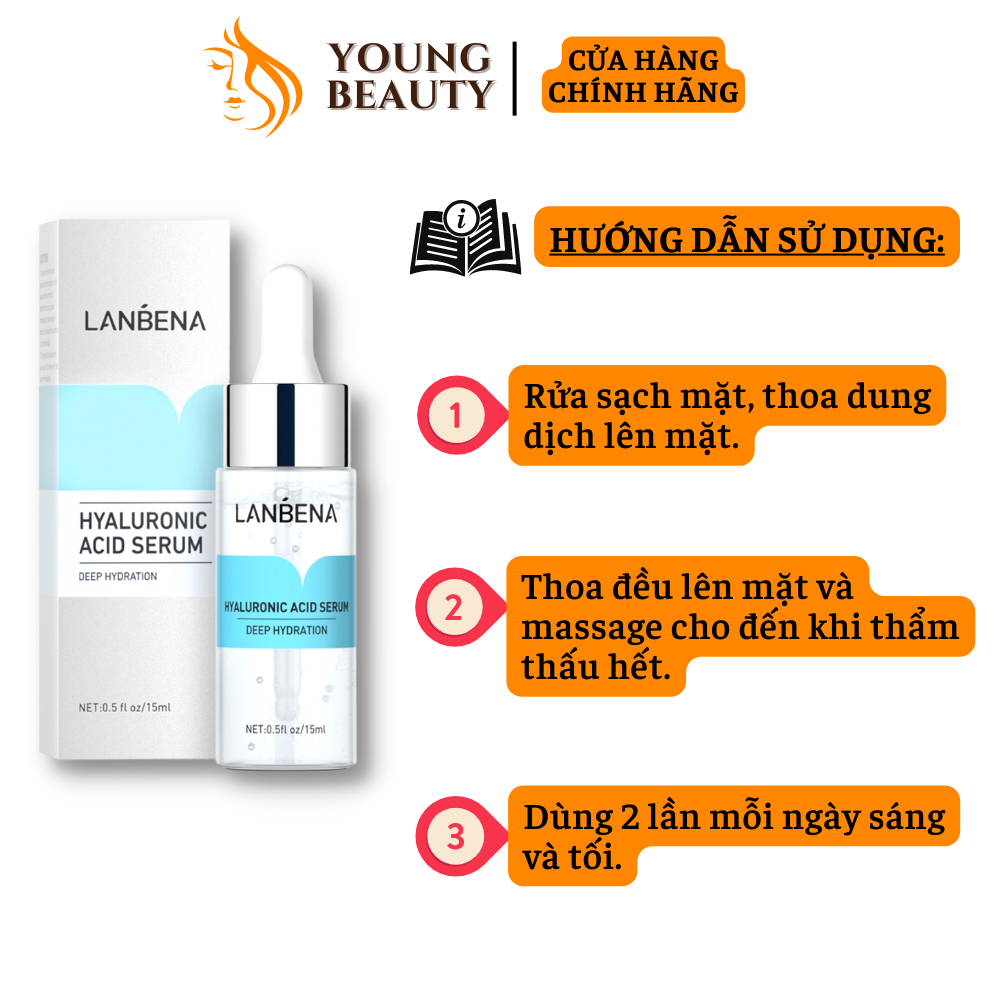 Tinh chất LANBENA ngăn ngừa nám đồi mồi - Serum chăm sóc da, mờ đồi mồi, sạm nám, tàn nhang - YOUNG BEAUTY
