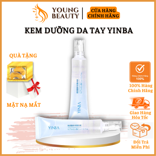 Kem dưỡng da tay YINBA chứa Hyaluronic Acid - Kem dưỡng ẩm giúp làm trắng da, mờ thâm - YOUNG BEAUTY