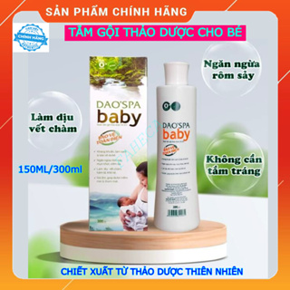 Nước tắm gội thảo dược cho bé DAO SPA BABY 150ml 300ml -Hết rôm sảy