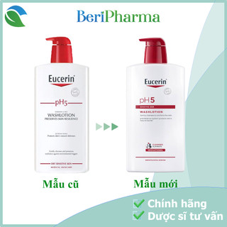 Eucerin Sữa Tắm Và Rửa Mặt Dành Cho Da Nhạy Cảm Ph5 1000ml