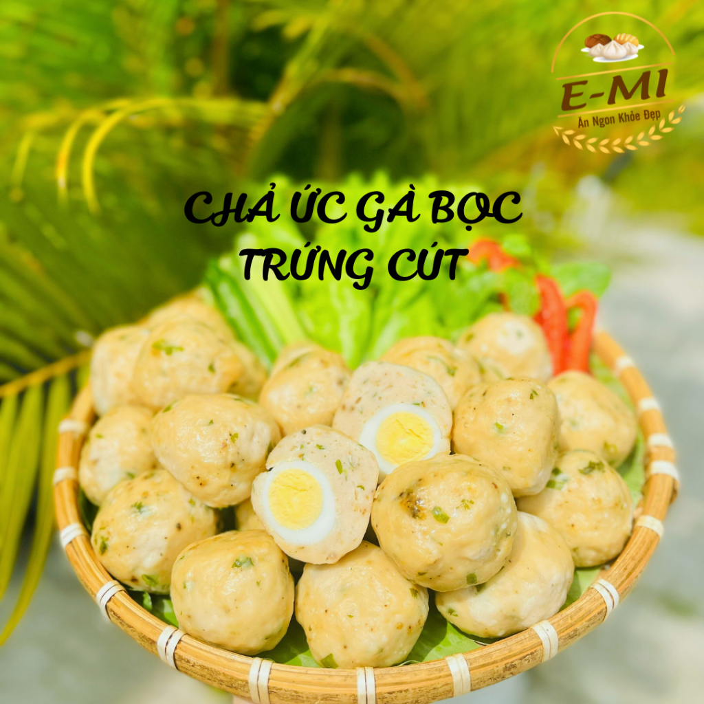Chả Ức Gà Bọc Trứng Cút Eatclean Healthy Ăn Kiêng