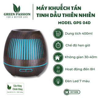 Máy Khuếch Tán Tinh Dầu, Máy Tạo Mùi Cao Cấp Green Thiết Kế Kiểu Đèn Lồng Sang Trọng - GPS04D