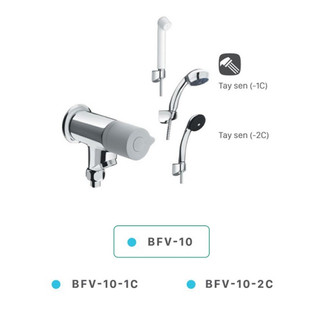 Vòi Sen Tắm Inax Nước Lạnh Tay Sen Nhựa BFV-10