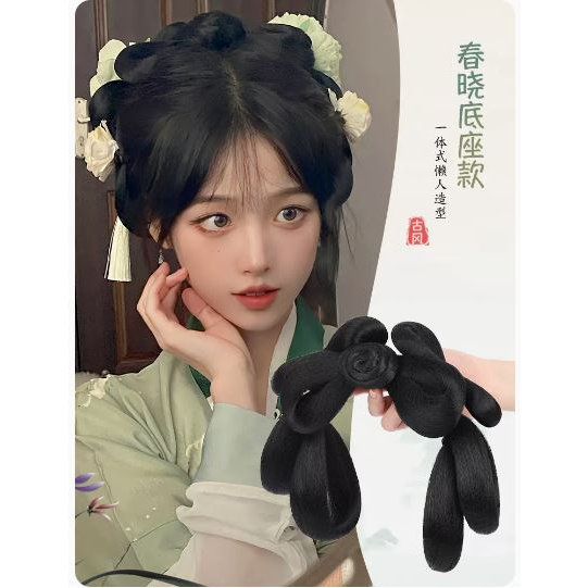 Set búi tóc giả cổ trang tiện lợi
