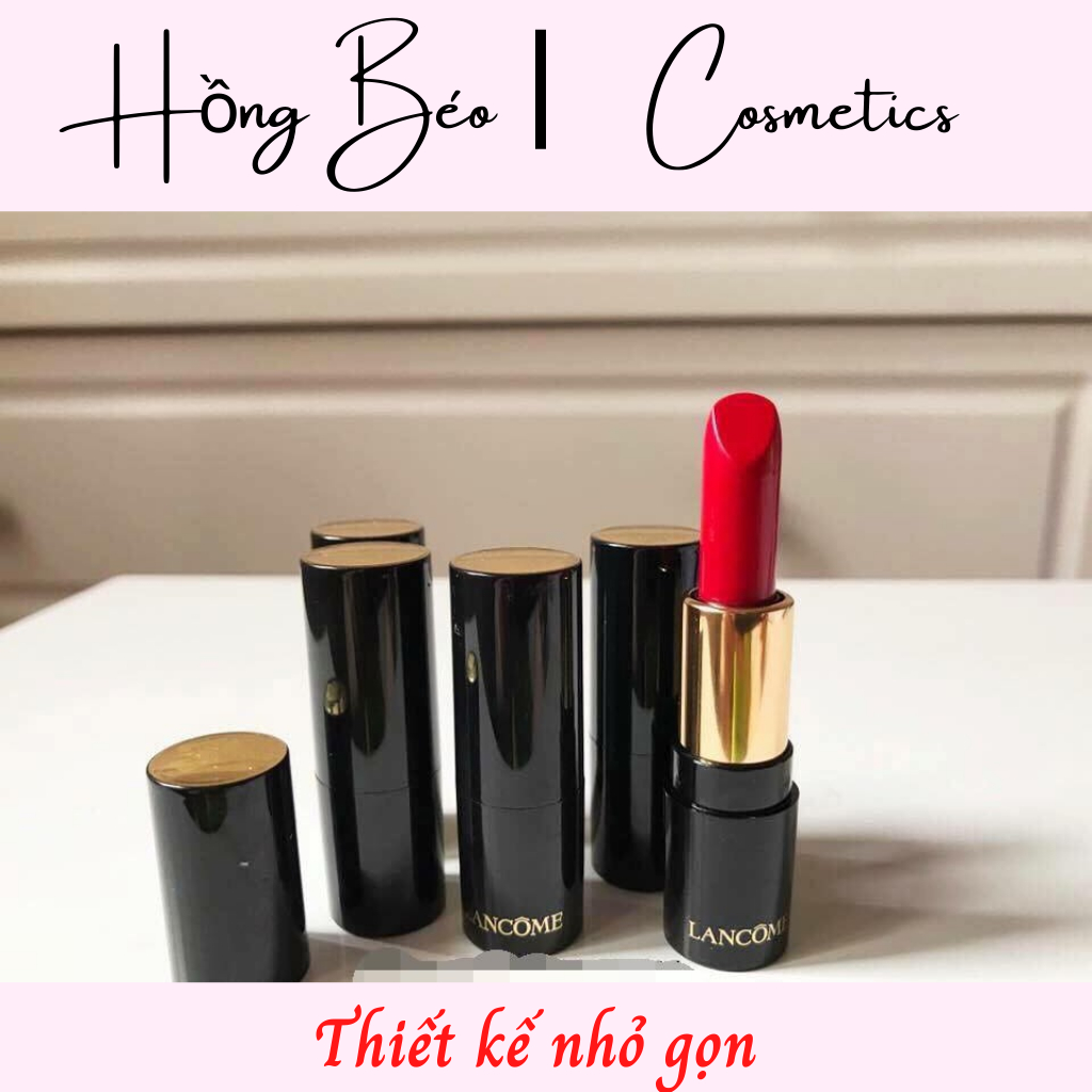 Son Lancome L’absolu Rouge Ruby Cream Minisize 1.5g siêu hot với màu son quyến rũ thiết kế nhỏ gọn dễ dàng mang theo