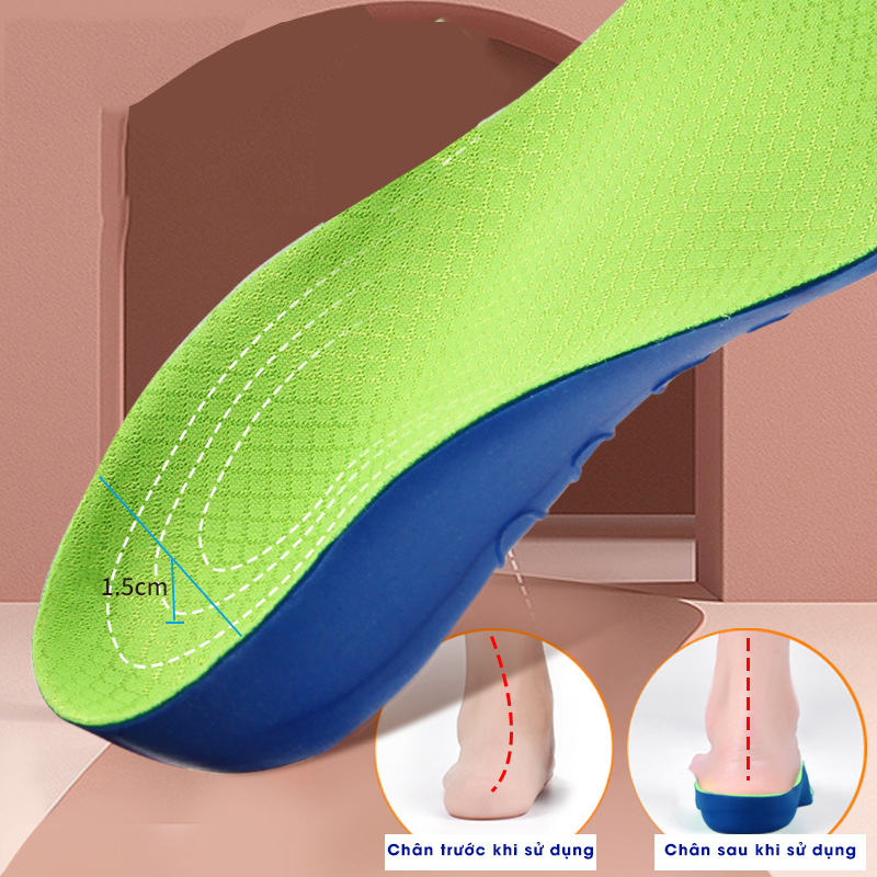 Lót Giày Chỉnh Hình Bàn Chân Bẹt Cho Trẻ Em, Lót Giày Bàn Chân Bẹt Tạo Vòm Cho Bé