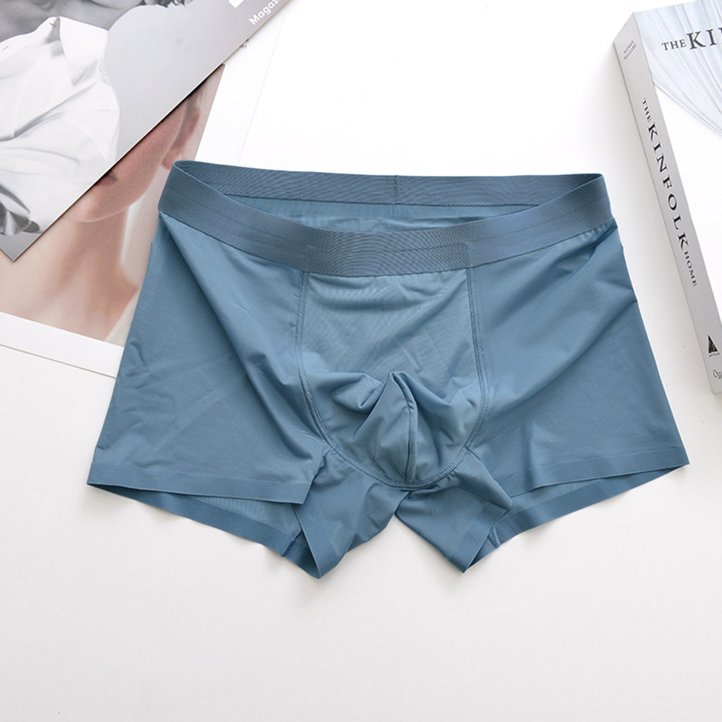 Quần Sịp Boxer Nam Cao Cấp VICENZO Vải Băng Lụa Kháng Khuẩn Mềm Mịn. Quần Xịp Đùi Nam Thoáng Mát Thoải Mái Vận Động