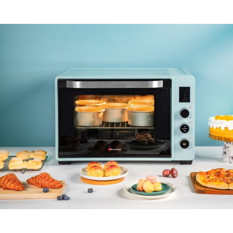 Lò nướng đối lưu HAUSWIRT C76S PRO 75 LÍT, TẶNG KÈM 1 KHUÔN OVAL D08 NHÔM ĐÚC
