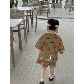 SALE SET ÁO THUN MẶT CƯỜI CHO BÉ (MCNAU)