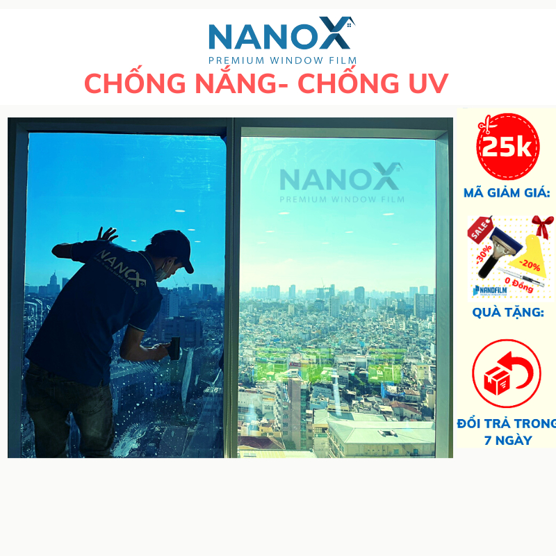 Dán kính chống nắng, Phim cách nhiệt chống tia UV, chống nóng, chống chói hiệu quả