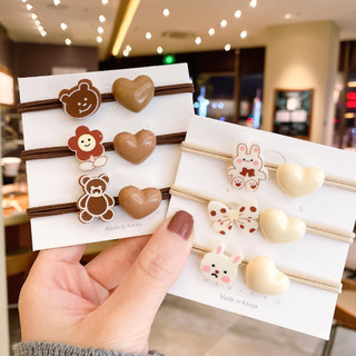 Thun buộc tóc kèm icon dễ thương cute