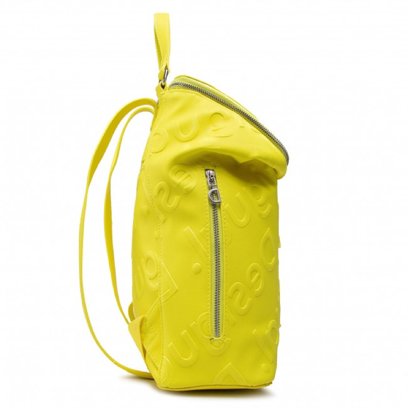 -Balo rucksack vừa laptop 16inch  Dezigual rucksack backpack--neon và hồng fuchsia