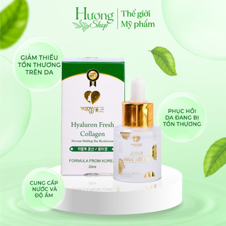 Serum dưỡng trắng phục hồi da collagen yody white phương anh 20ml, tinh chất phục hồi da - hương shop