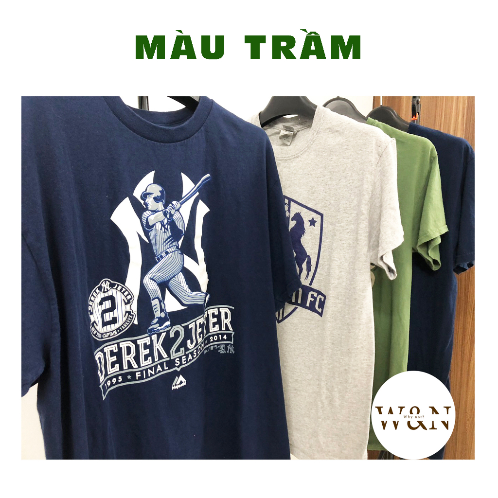 Áo phông cotton 2hand, áo thun mỹ SIZE L