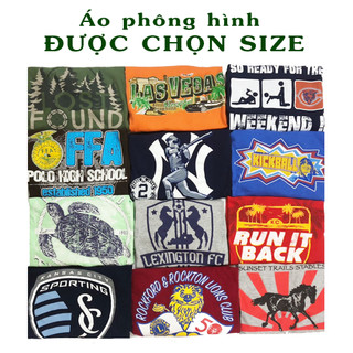 Áo phông cotton 2hand, áo thun mỹ SIZE L