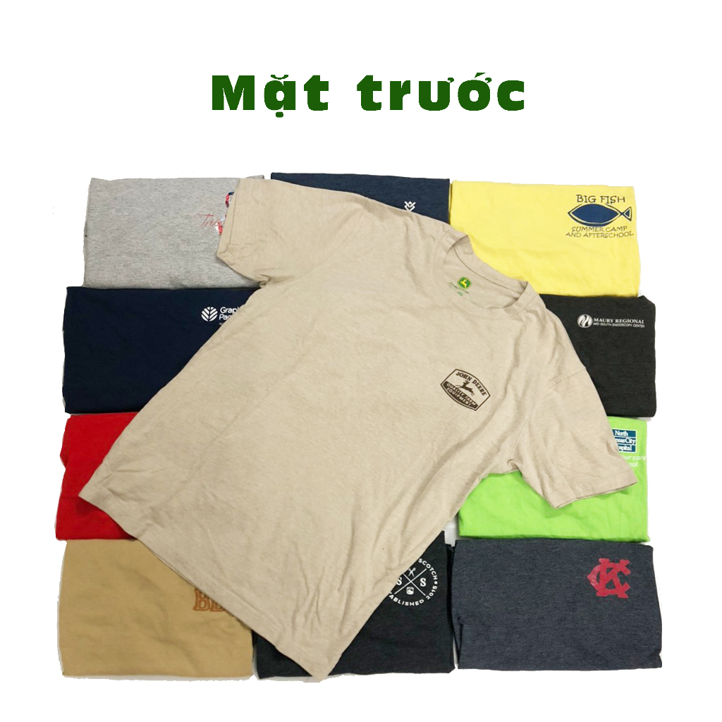 Áo phông 2hand chất liệu cotton, áo thun SIZE S - Mẫu số 01