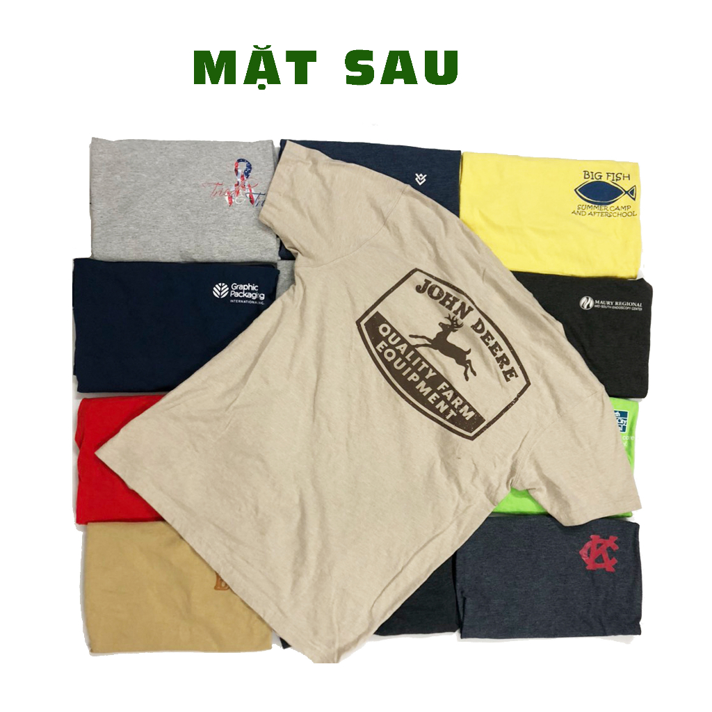 Áo phông 2hand chất liệu cotton, áo thun SIZE S - Mẫu số 01