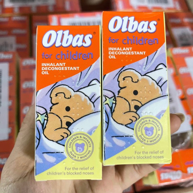 Tinh dầu OLBAS Anh 12ml giảm ngạt mũi, xông mũi cho bé