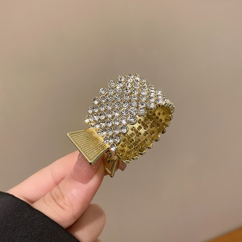 Kẹp tóc càng ĐÍNH ĐÁ 2 mặt sang trọng, phong cách hàn quốc