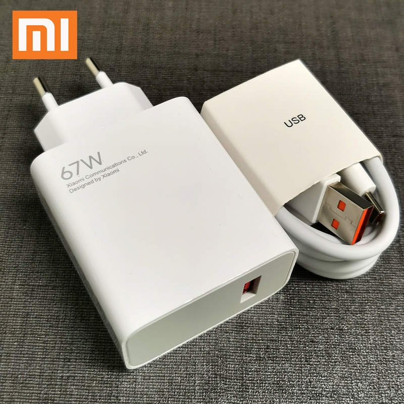 (BH 12 Tháng) Bộ Sạc Nhanh Xiaomi Mi 67W - Cáp Sạc 6A USB Type-C cho Xiaomi 11 Pro & Xiaomi 11 Ultra...