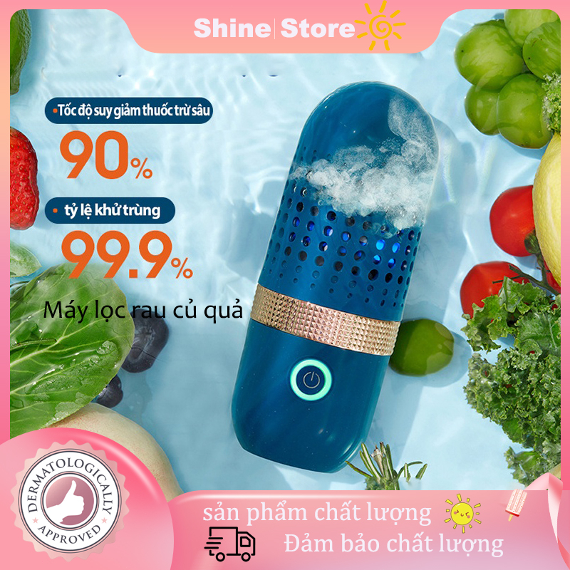Máy làm sạch rau quả máy lọc thực phẩm khử trùng hộ gia đình máy rửa rau không dây máy làm sạch dư lượng thuốc trừ sâu