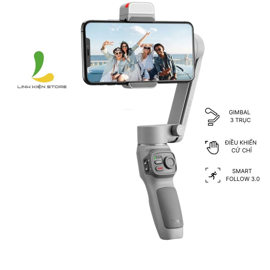 Gimbal chống rung Zhiyun  Smooth Q3/ Smooth 4 - Tay cầm chông rung 3 trục cân được tất cả điện thoại thông minh