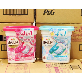 Viên giặt xả dạng gel 4 trong 1 (12 viên) Nhật bản