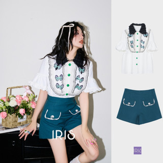 Áo sơ mi camellia irisboutique/is2371051/white camellia shirt