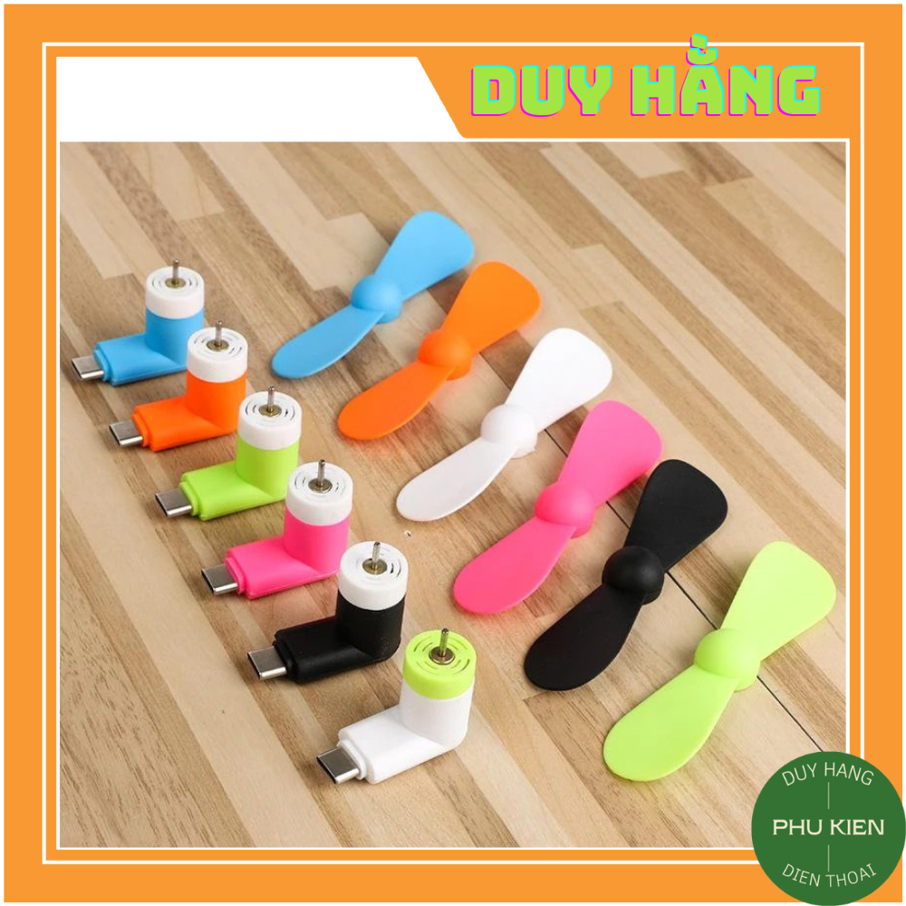 Quạt Cắm Điện Thoại 2 Cánh Nhỏ Gọn, Quạt USB Cực Mát Dành Cho Mọi Loại Thiết Bị