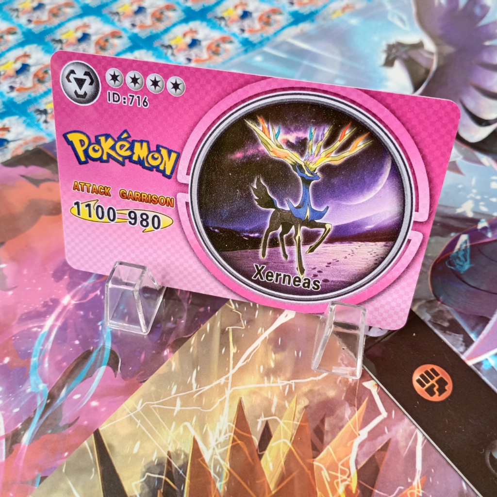 Bộ sưu tập Thẻ POKEMON huyền thoại PVC ATM Reshiram, Palkia, Xerneas, Kyogre, Charizard,Blastoise, Venusaur 1459 D22 7