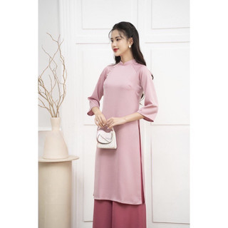 Áo cách tân màu hồng nhạt xinh xắn