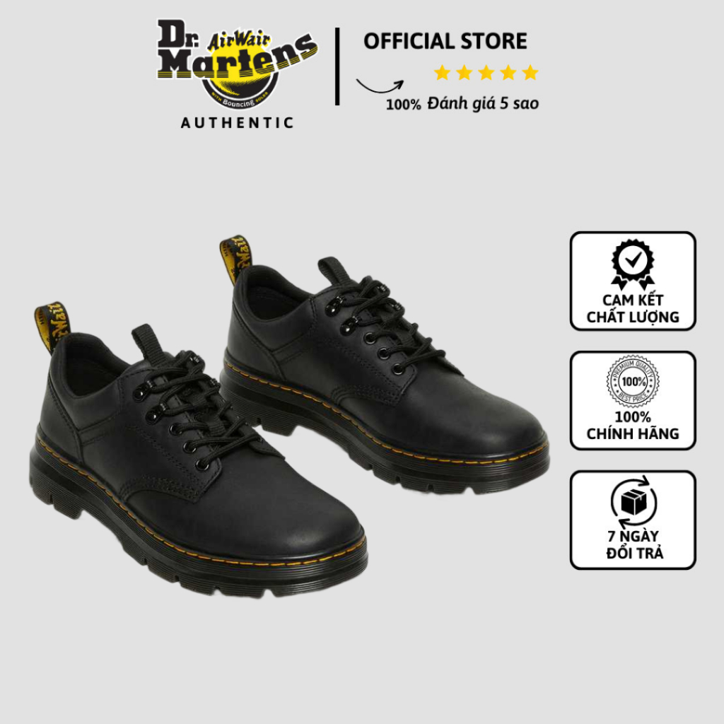 Giày Dr. Martens Chính Hãng Hoàng Phúc Reeder Wyoming Leather Utility Shoes Cao Cấp Sang Chảnh