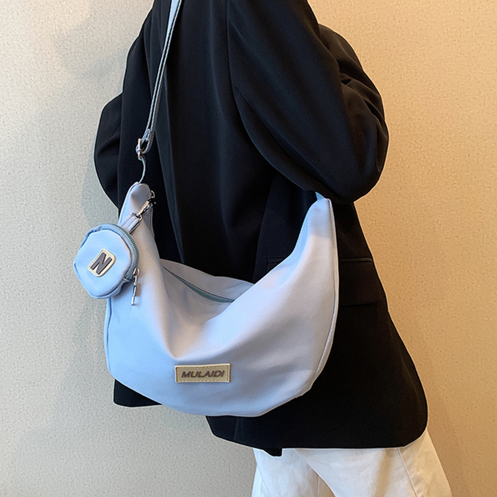 Túi đeo chéo Muladi nữ thời trang ulzzang vải poly chống thấm nước Hàn Quốc