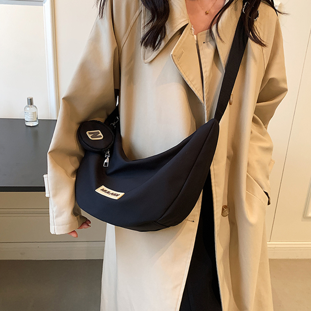 Túi đeo chéo Muladi nữ thời trang ulzzang vải poly chống thấm nước Hàn Quốc