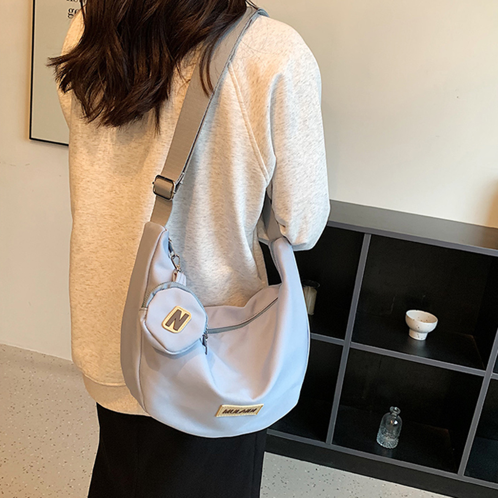 Túi đeo chéo Muladi nữ thời trang ulzzang vải poly chống thấm nước Hàn Quốc