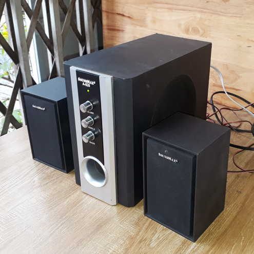 Loa vi tính SoundMAX A820 2.1  – Tặng kèm cáp audio Jack 3.5 ly