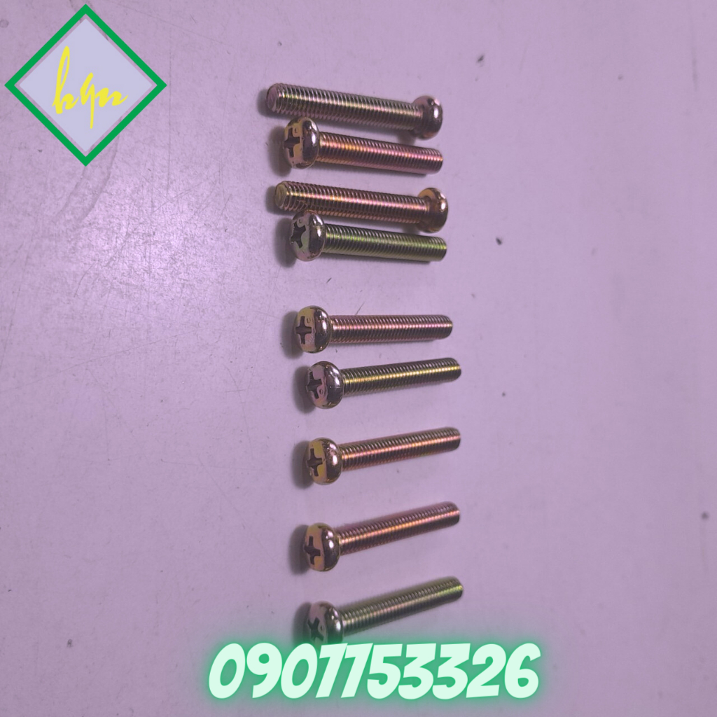 Túi 100 con bulon đầu dù (+) 5li x 30 7M