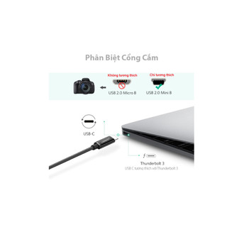 Cáp USB Type C sang Mini USB Ugreen ( 1m 50445 , 1.5m 40418 )