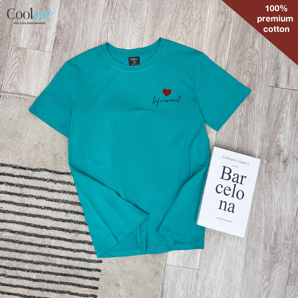 Áo thun nữ Life moment/Green tay lỡ dáng rộng chất cotton premium 4 chiều thoáng mát, không bai xù