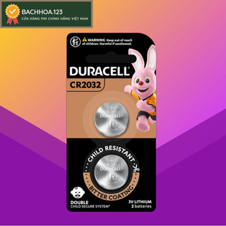Pin CR2032 Duracell 3v Chính hãng - Vỉ 2 viên