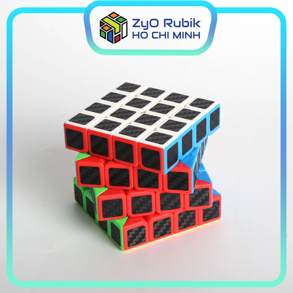 Bộ sưu tập Rubik Meilong Carbon viền đen - Đồ chơi trí tuệ - Rubik sưu tầm - Zyo Rubik Hồ Chí Minh