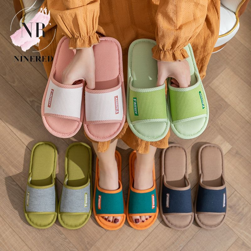 Dép Đi Trong Nhà Vải Thoáng Chân Cho Nam Nữ NineRed Homewear - D133