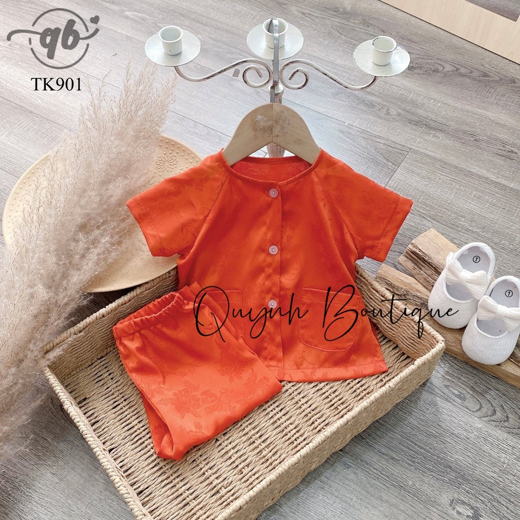 Quần Áo Trẻ Em Quỳnh_Boutique-Bộ Đồ Bà Ba Lụa Cho Bé Yêu