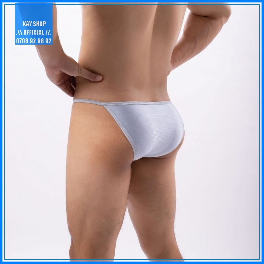 Quần lót nam tam giác sexy thun lạnh mát phong cách mới - Quần sịp nam cạp lưng mini tôn mông căng quyến rũ