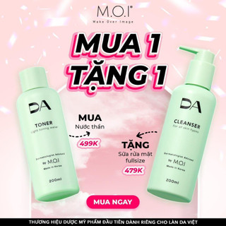Mua 1 tặng 1 combo sữa rửa mặt, toner da by moi