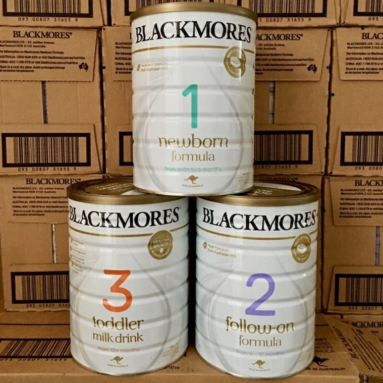 Sữa Blackmores đủ số 1, 2, 3 900g Úc